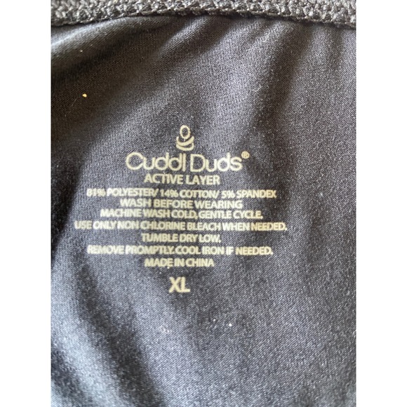 Cuddl Duds Active Leggings & Jockey Lounge Pants Bundle Womens XL Black Blue - Picture 2 of 7